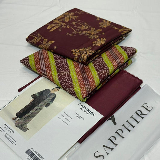 Sapphire Lawn Printed 3Piece D-21