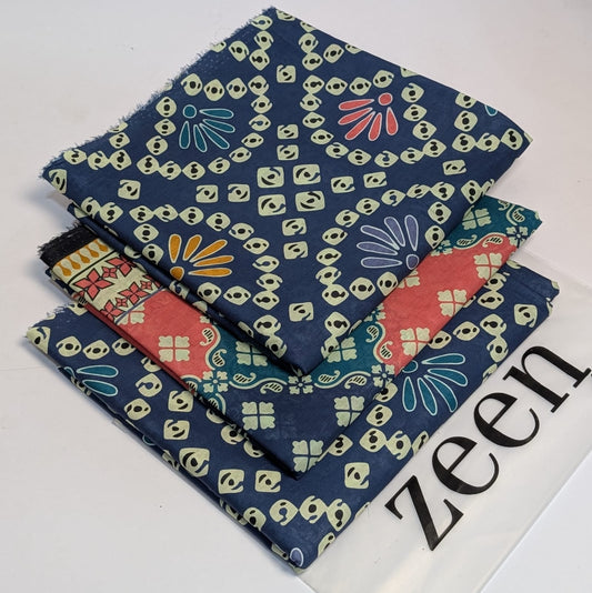 Zeen Printed Lawn Unstitched 3Piece D-187