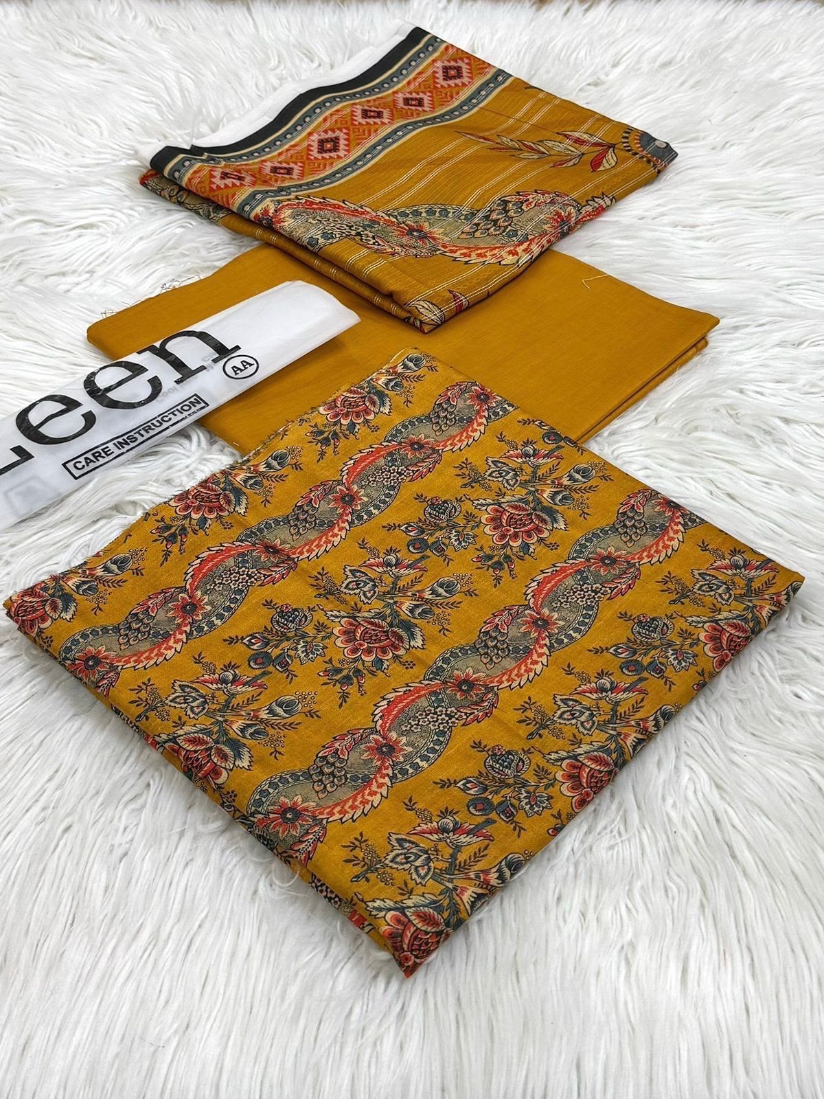 Zeen Printed Lawn Unstitched 3Piece D-0066