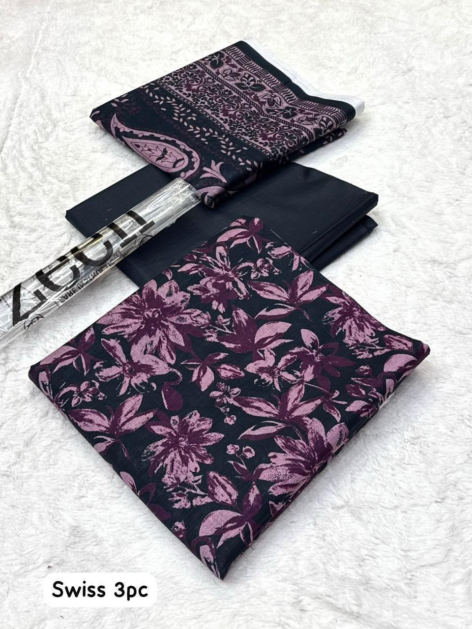 Zeen Printed Lawn Unstitched 3Piece D-0043