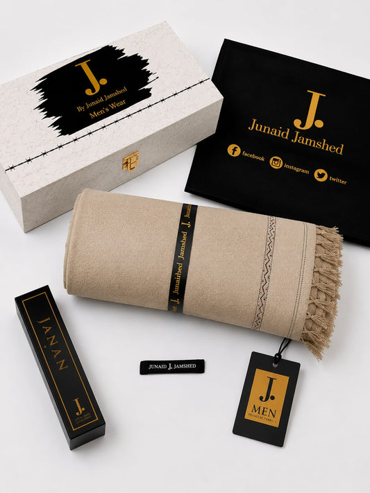 J. Men Premium Wool Shawl+ Perfume D-014