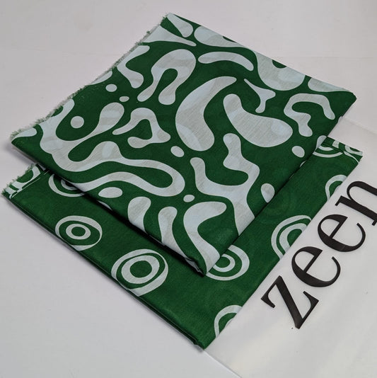 Zeen Printed Lawn Unstitched 2Piece D-004