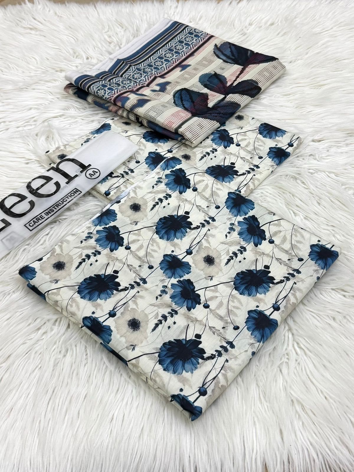 Zeen Printed Lawn Unstitched 3Piece D-0061