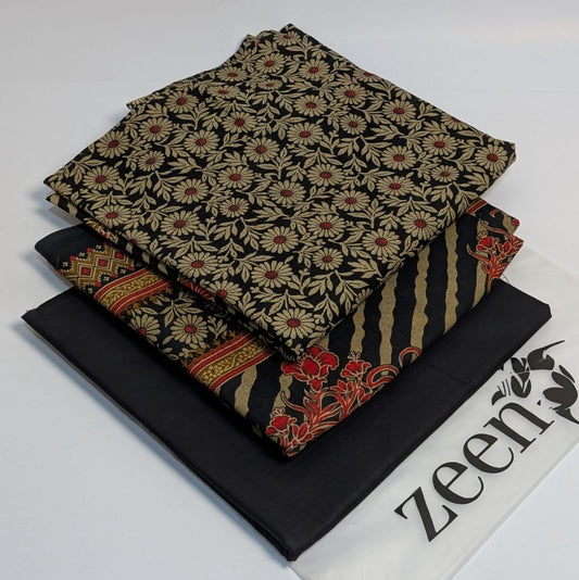 Zeen Printed Lawn Unstitched 3Piece D-169