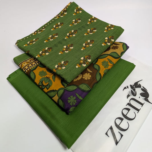 Zeen Printed Lawn Unstitched 3Piece D-183