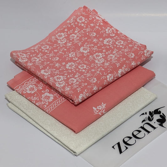 Zeen Printed Lawn Unstitched 3Piece D-181